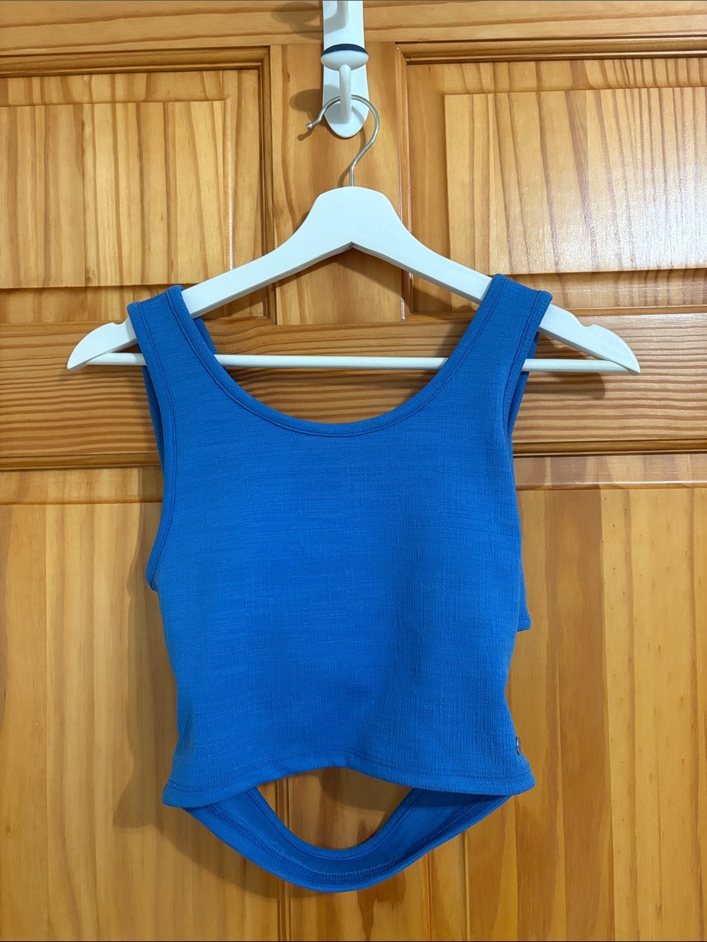 Roxy Size Small Blue Open-Back Tank Top